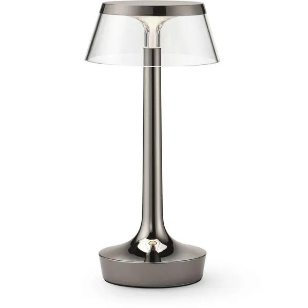 Bon Jour Unplugged Bordlampe Bærbar Sort Krom