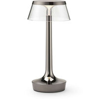 Bon Jour Unplugged Bordlampe Bærbar Sort Krom
