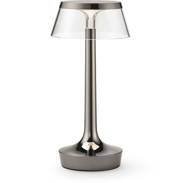 Bon Jour Unplugged Bordlampe Bærbar Sort Krom