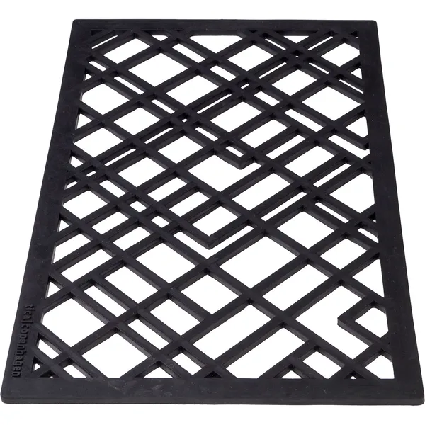 Lines Doormat 45x75 cm Black