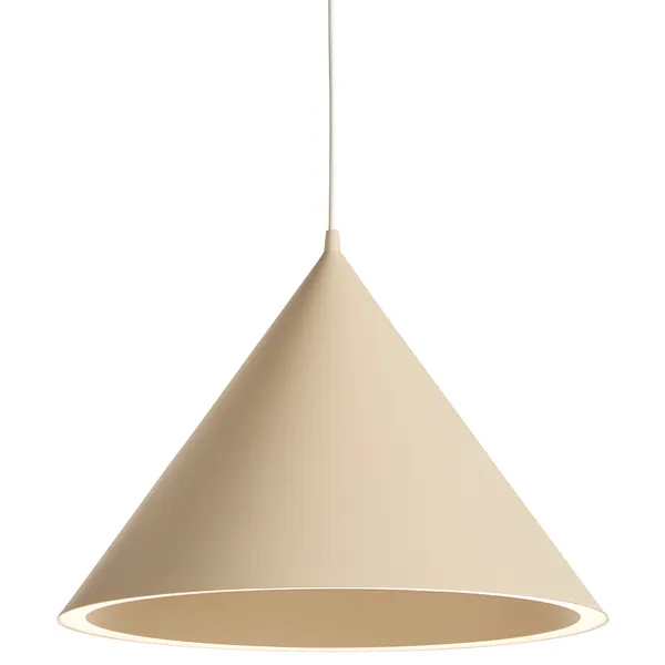 Annular Riippuvalaisin Ø47 cm Beige
