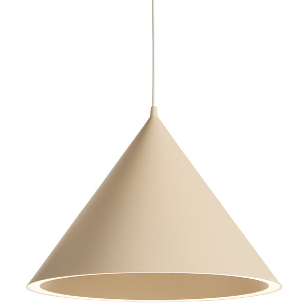 Annular Pendel Ø47 cm Beige