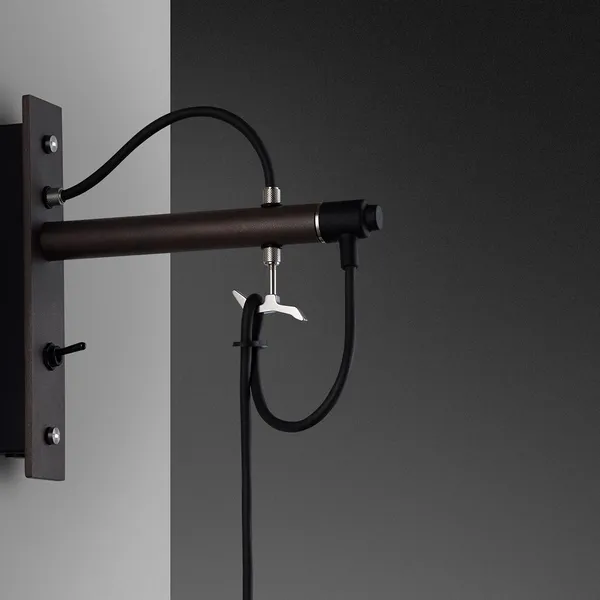 Hooked Wall Nude Wall Lamp Steel