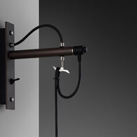 Hooked Wall Nude Wall Lamp Steel
