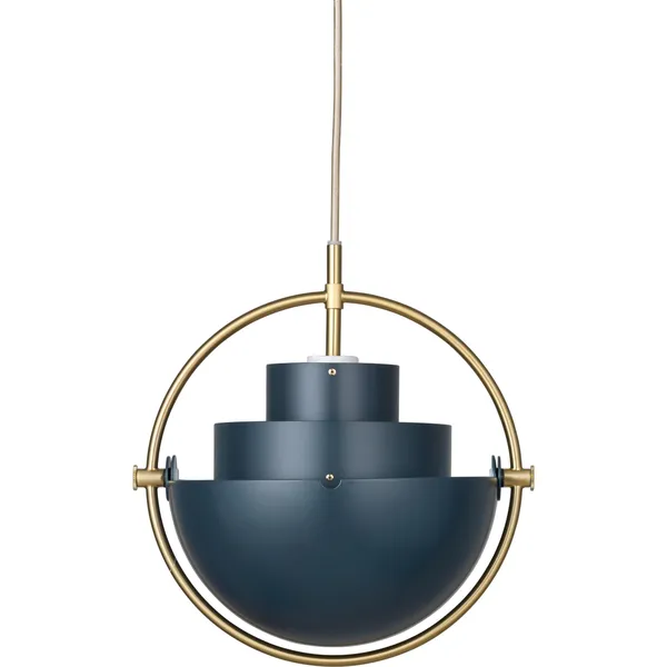 Multi-Lite Riippuvalaisin Ø255 cm Messinki / Midnight Blue