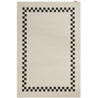Carpretty Petit Check Border Matta Antracit / Creme