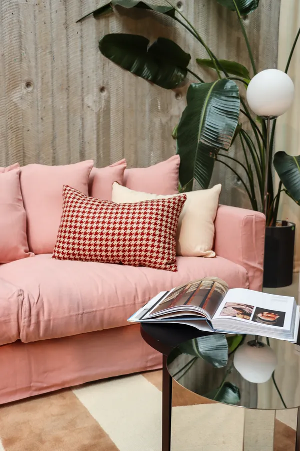 Stopning Til Le Grand Air 3-seter Sofa Lin Tender Blush