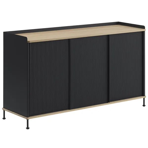 Enfold Skänk 45x148 cm Oljad Ek / Antracit