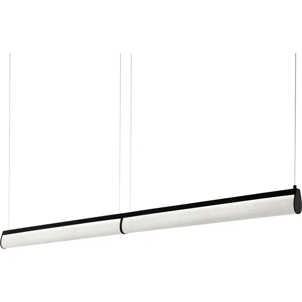 Modula Double Pendel Svart / Crystal