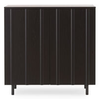 Rib Cabinet Skåp Ek Svart