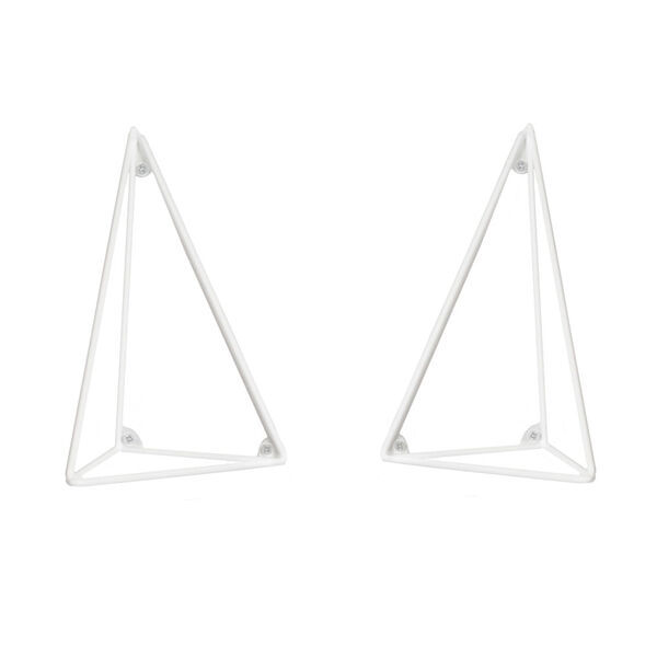 Pythagoras Hyldebeslag 2 Stk Hvid