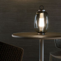 Lucerna Lanterna Bordlampe Genopladelig Aluminium / Antracitgrå