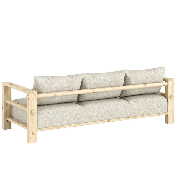 Bare Sofa Bed Raw / Soft Chalk