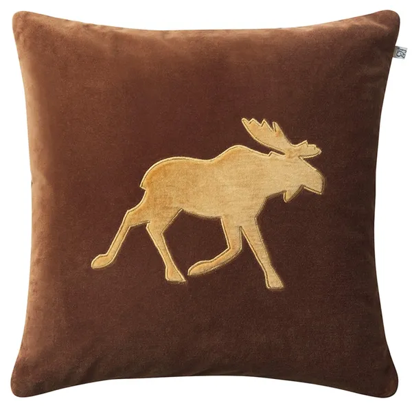 Moose Putetrekk 50x50 cm Cognacfarget