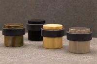 Helix Stripe Dørstopper Antique bronze