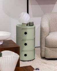 Componibili Recycled Oppbevaring med 3 Rom Matt Green