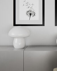 Mira Mushroom Bordlampe 30 cm Hvid