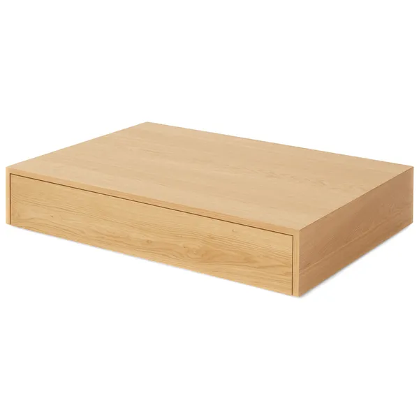 Mass Soffbord Bred Med Låda Ek