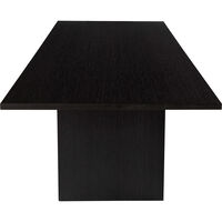 Private Matbord 320 cm Svartbetsad Ask