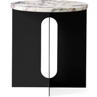 Androgyne Sidebord Svart / Viola Marmor