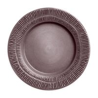 Stripes Tallerken 28 cm Plomme