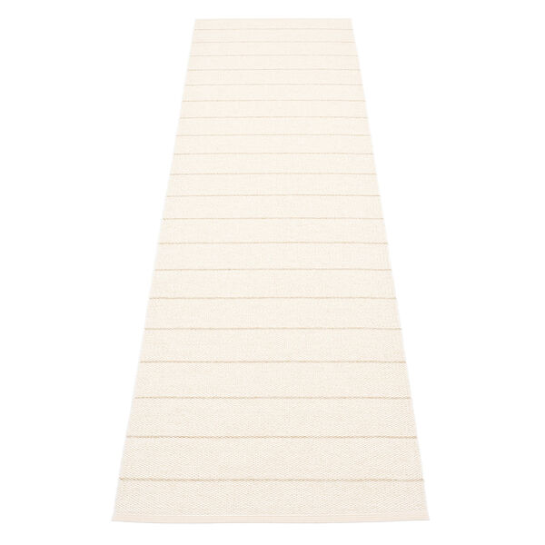 Carl Gulvtæppe 70x270cm Vanilla/White