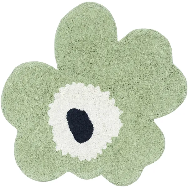 Unikko Badrumsmatta 73X74 cm Off-white / Mole
