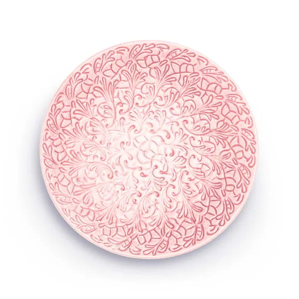 Lace Tallerken Ø20cm Lys Rosa