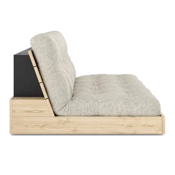 Base Sofa Bed Raw / Soft Chalk