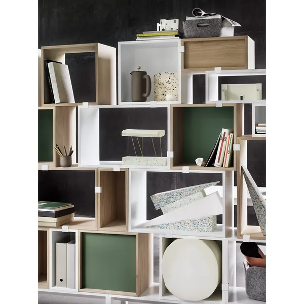 Mini Stacked Hylde Eg / Lysegrå