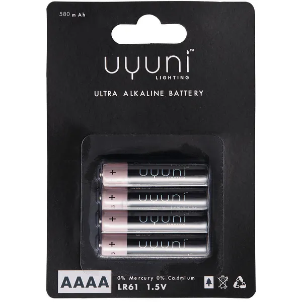 AAAA Battery 15V 580mAh 4-pack