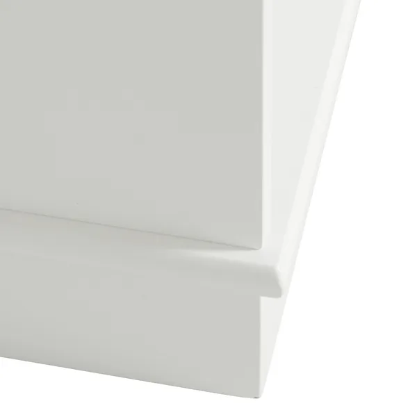 Wood Hyllenhet 3x1 Horisontal med Bas Vit