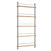 Magazine Hylle 85x188 cm Oak/Sort