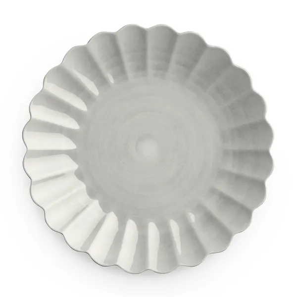 Oyster Tallerken Grå 28 cm
