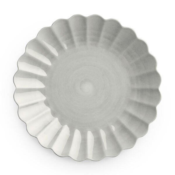 Oyster Tallerken Grå 28 cm