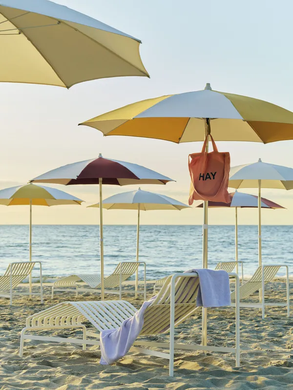 Terrazza Parasol Octagon Off-white / Burgundy