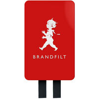 Brandfilt Design Röd