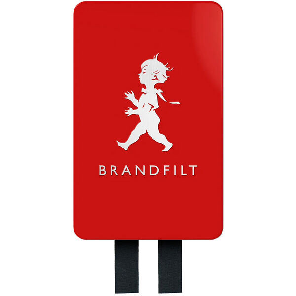 Brandfilt Design Röd