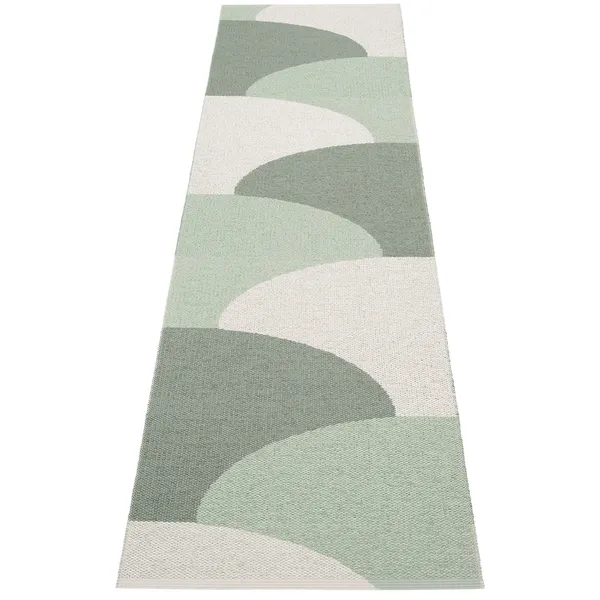 Hill Matta 70x270 cm Army / Misty Mint / Fossil Grey