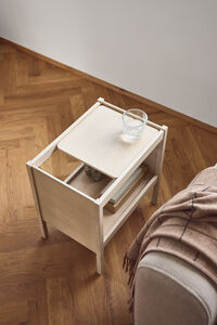 Journal Sidebord Hvitoljet Eik