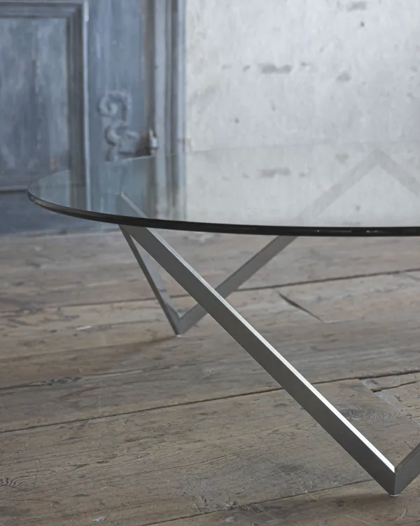 Sirius Salongbord Ø120x38 cm Silver Grey