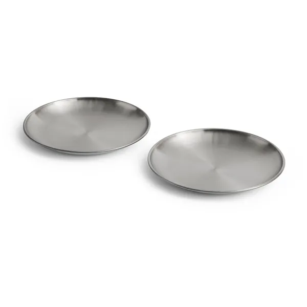 Outdoor Market Steel Plate Set of 2 Medium