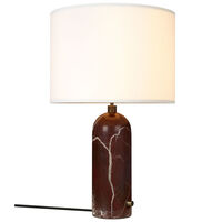 Gravity Table Lamp Big Maroon / White