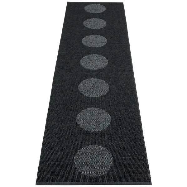 Vera 2.0 Teppe Black / Black Metallic 70x280 cm
