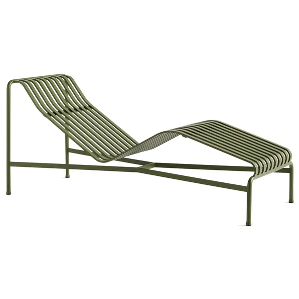 Palissade Chaiselong Olivengrøn