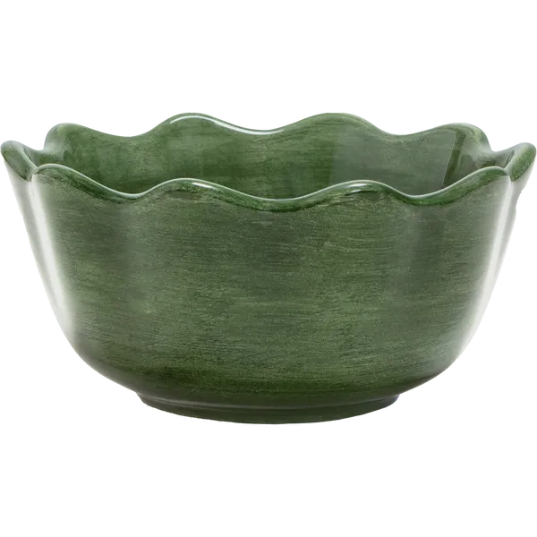 Oyster Skål 13 cm Skovgrøn