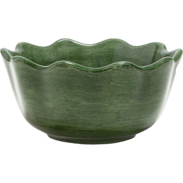 Oyster Skål 13 cm Skovgrøn