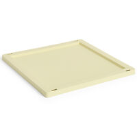 Colour Crate Plastic Medium Square / Cube Lokk Light Yellow