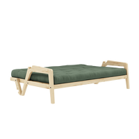 Grab Sovesofa Med Madras Klarlakeret / Olive Green