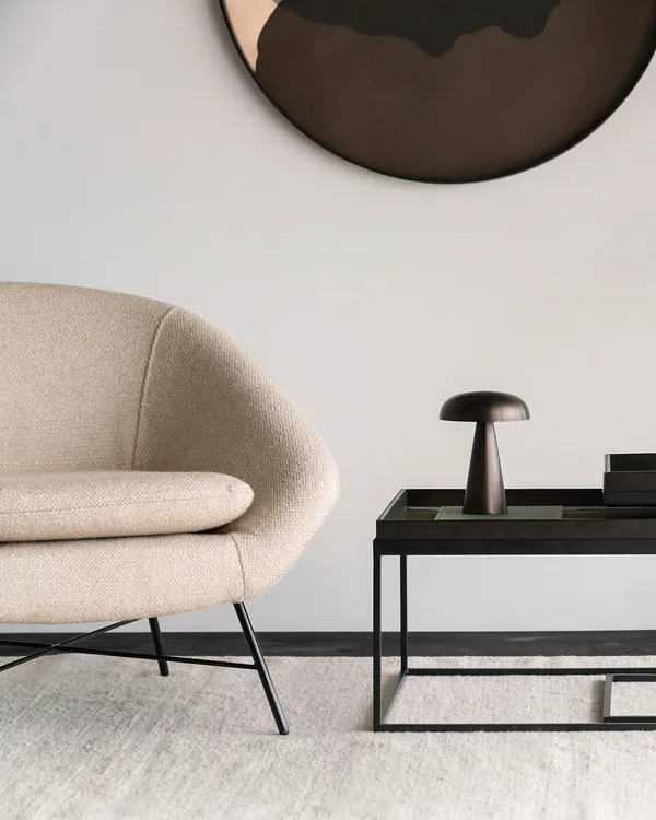 Barrow Loungestol Off-white